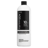 AGEbeautiful 10 Volume Gentle Creme Developer bottle shows smooth cream consistency for an even lift.