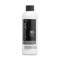 AGEbeautiful 30-volume developer bottle for precise lifting and even results.