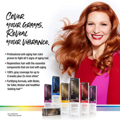 AGEbeautiful 4B dark blue dye swatch reveals rich, dimensional color.