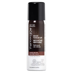 AGEbeautiful Root Touch-Up bottle in darkest brown for quick, natural-looking root coverage between coloring