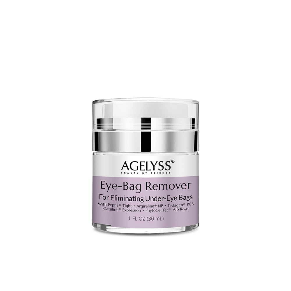 Agelyss Eye-Bag Cream texture close-up for hydration and puffiness reduction