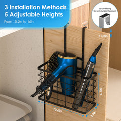 Agotglmi wall-mount storage frees counter space while organizing tools