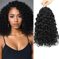Agstgla Gogo Curl pre-looped 14in extensions for quick, stylish curls.