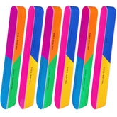 AhaTopia 7-way nail buffer side 1 shapes natural nails with coarse grit.