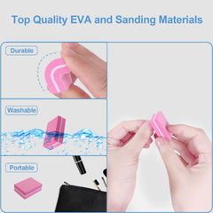 AhaTopia 50-pack buffers ideal for salons or households with frequent buffing.