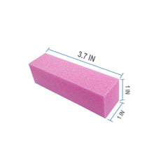 AhaTopia nail buffer with medium grit 100/150 for consistent, polish-ready surfaces.