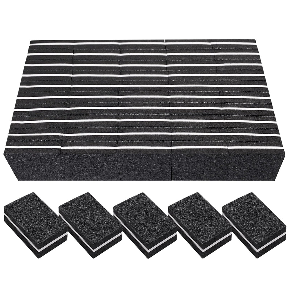 AhaTopia 50-pack mini nail buffers ready for on-the-go buffing and prep