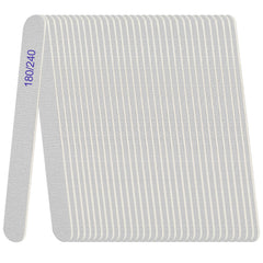 AhaTopia nail file double-sided 180/240 grit on wood for smooth shaping