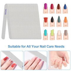 AhaTopia seven-inch nail file designed for comfortable, precise filing