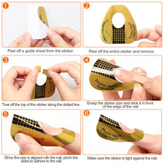 AHIER poly gel extension application guides precise sculpting and curing.