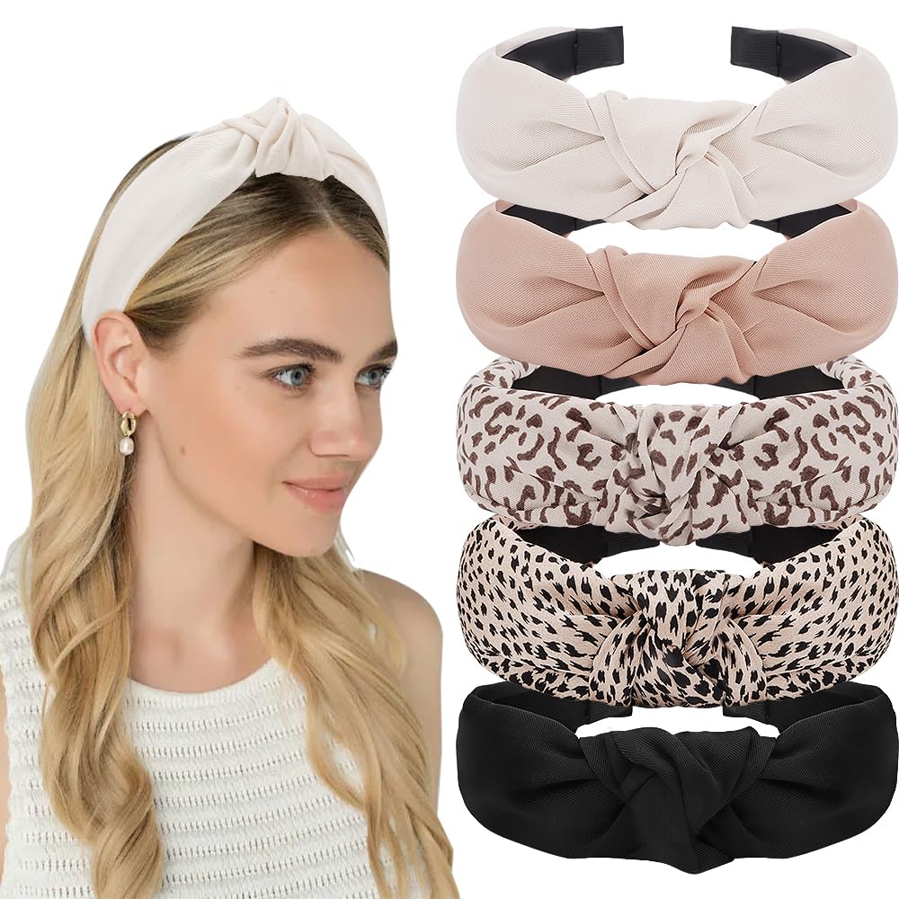 Diadema AHONEY anudada, cinco estilos para looks diarios y versátiles.