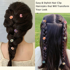 AHONEY hair clip worn in hair for wedding or special occasion