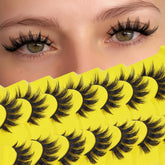 Ahrikiss Peacock spiky manga lashes enhance eye shape for bold cosplay looks