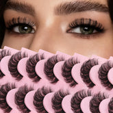 Ahrikiss Russian Strip Lashes D Curl fluffy pack close-up for natural glam and lift