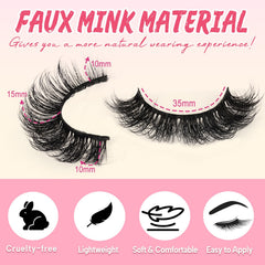 Ahrikiss D Curl fluffy lashes close-up with soft-band for comfort