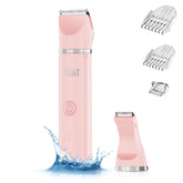 AIBRIT PRO electric bikini trimmer with two heads for quick shaping.