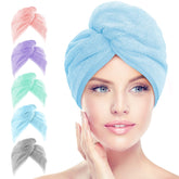 AIDEA toalla microfibra para cabello con gran absorción y secado rápido.