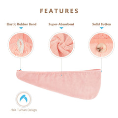AIDEA toalla microfibra para cabello: secado eficiente sin encrespamiento.