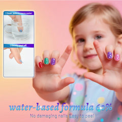 Aieenjor glitter polish bottle highlighting safe sparkle for imaginative play