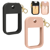 AIERSA hand sanitizer case blush beige fits Touchland spray securely.