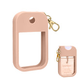 AIERSA Touchland spray case in blush beige fits snugly for secure on-the-go use.