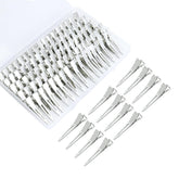 Pinza cocodrilo de Aifanjierui de 4,5 cm para sujetar cabello sin enganchar.