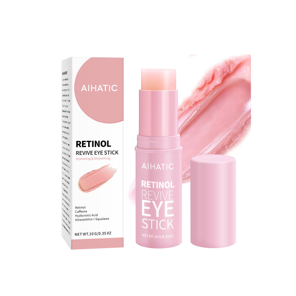 Aihatic retinol cafeina stick ojos: aplicacion precisa para revitalizar la mirada.