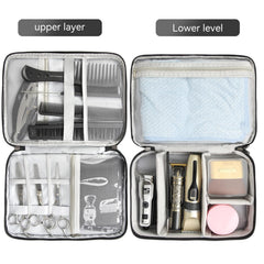 AIHOPESTO Barber Case interior pockets hold scissors and blades neatly