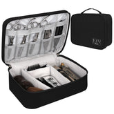 AIHOPESTO barber tools bag front view shows a sleek black organizer for pro use