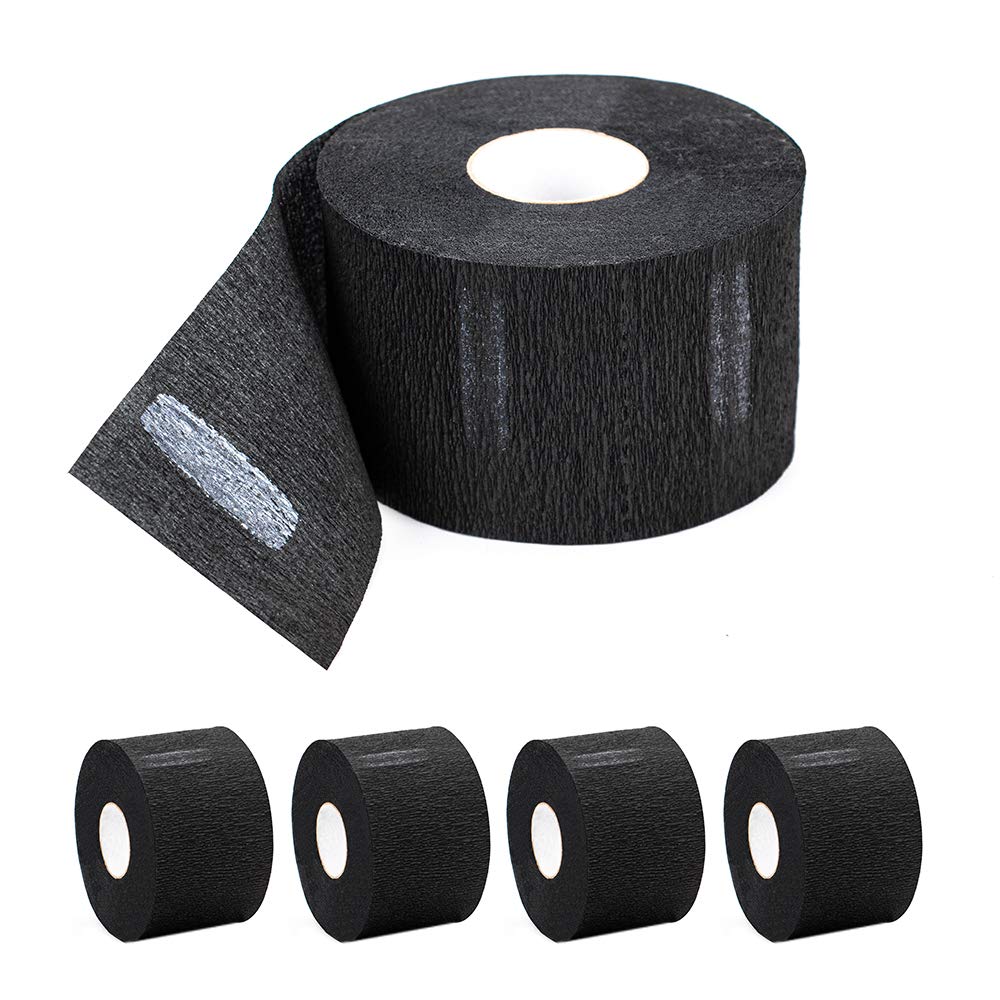 AIHOPESTO disposable neck strip in black pack ready for hygienic salon use.