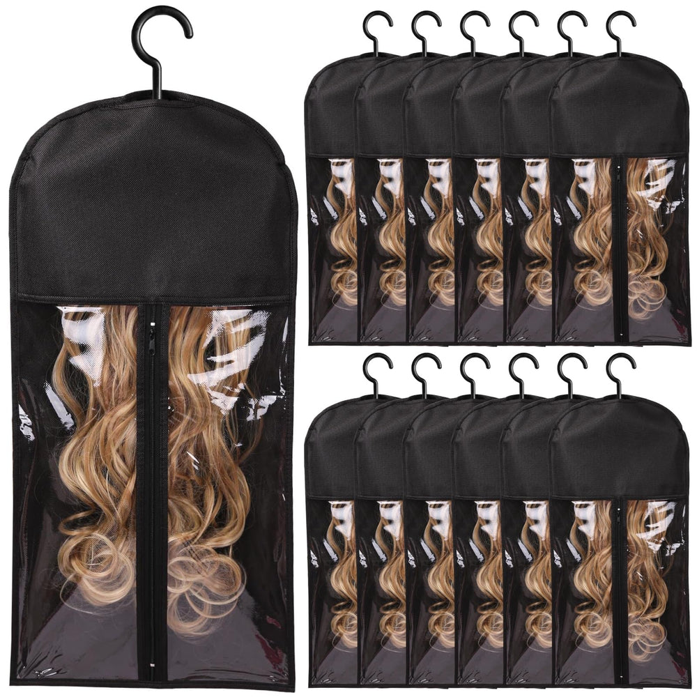 AIHOPESTO wig storage hanger with dustproof design keeps wigs protected.