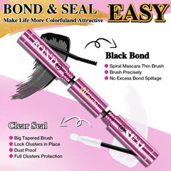 AILAISHI Lash Clusters Glue seal white bottle demonstrates easy bond-and-seal in one.