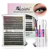 AILAISHI angled tweezers for precise cluster placement and easy application.