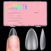 AILLSA tips uñas almendra 450 piezas, doble mate para aplicación rápida y duradera.