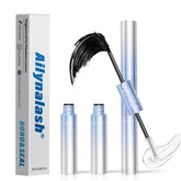 Ailynalash lash cluster glue bottle showing long-lasting, waterproof hold for all-day wear.