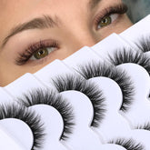 Ailynalash mink lashes 13mm cat-eye strips provide subtle lift for everyday definition.