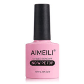 AIMEILI capa superior sin limpieza con acabado suave para uñas UV/LED.