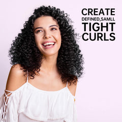 AIMSEE curling wand LCD display shows precise temperature control.