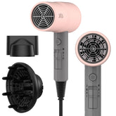 Aina Hair Dryer Misty Blush front view for sleek home styling.