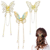 Ainvhh butterfly hair claw clip 3pc set provides secure grip for all-day wear