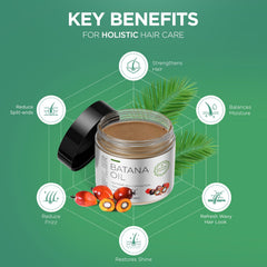 AIPILER Aceite de Batana para rizos definidos y manejables.