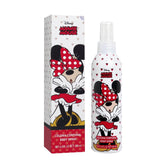 Air Val Minnie Mouse body spray bottle—fun design for daily fragrance routine.