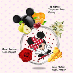 Disney licensed Minnie Mouse packaging on display, appealing to young fans.