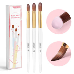 AIRSEE 8mm nail brush for precise acrylic application at home.