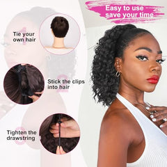 AISI BEAUTY curly synthetic fibers feel soft and comfortable to wear