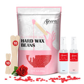 Ajoura 2lb rose formula hard wax beads for gentle hair removal