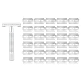 Ajrwiiy Van Der Hagen blade refills in a box for precise shaving.