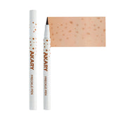 AKARY Freckle Pen nib detail for ultra-thin, natural freckles.