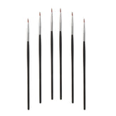 Akittyya eye makeup sable eyeliner brush ultra‑fine tip for precise gel liner application