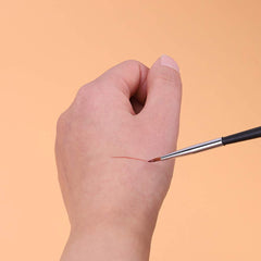 Akittyya nickel-plated tube brush construction emphasizes durability and clean lines